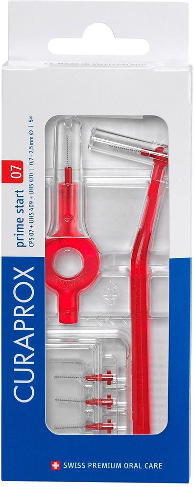 Curaprox Interdental Set CPS 07 mm rot 5+2 St 1 Zahnbürste