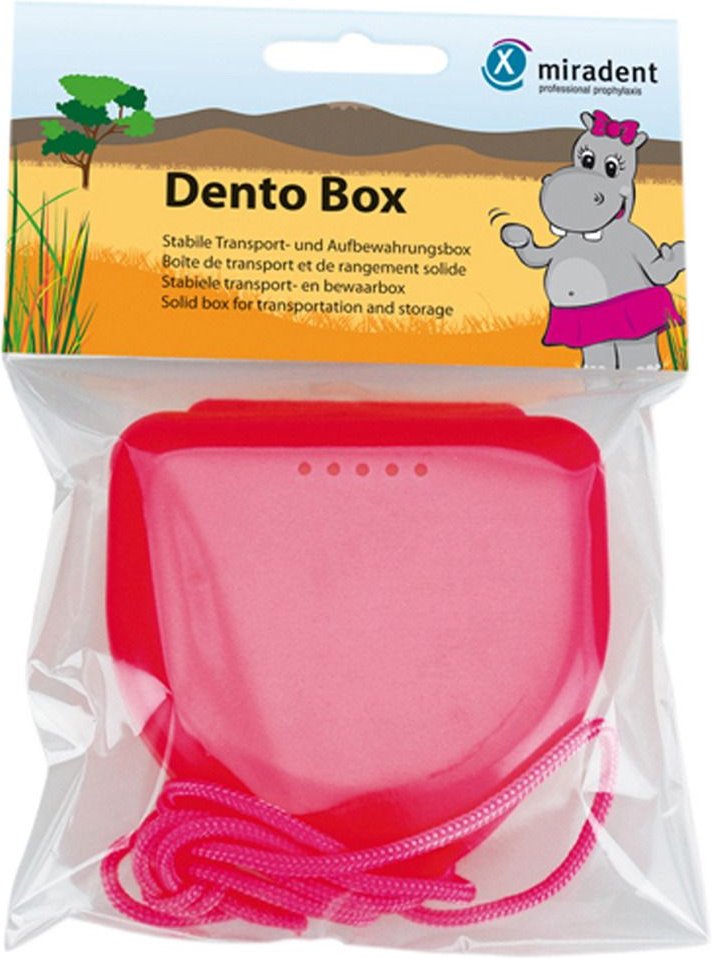 Thumbnail - Miradent Zahnspangenbox Dento Box I pink 1 St