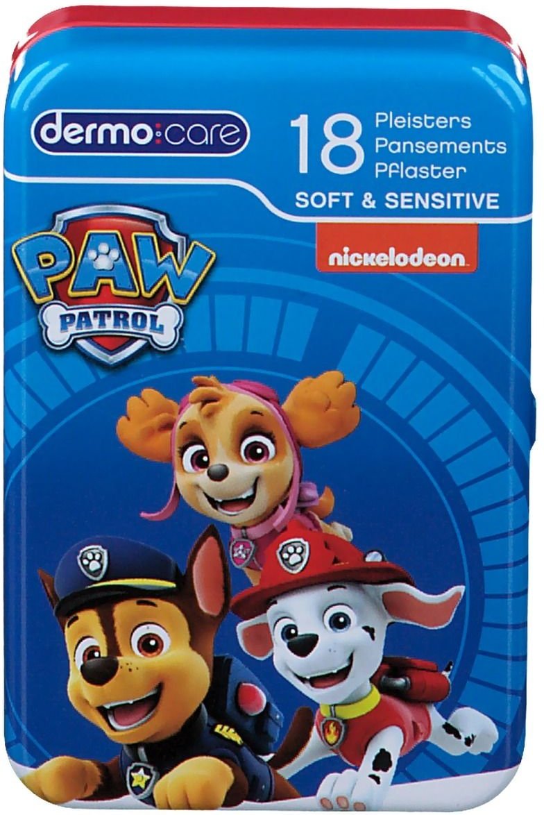Dermo Care Pleisters Soft & Sensitive Paw Patrol 18 St Pflaster