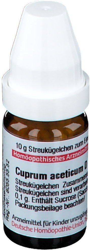 Cuprum Aceticum D 4 Globuli 10 g