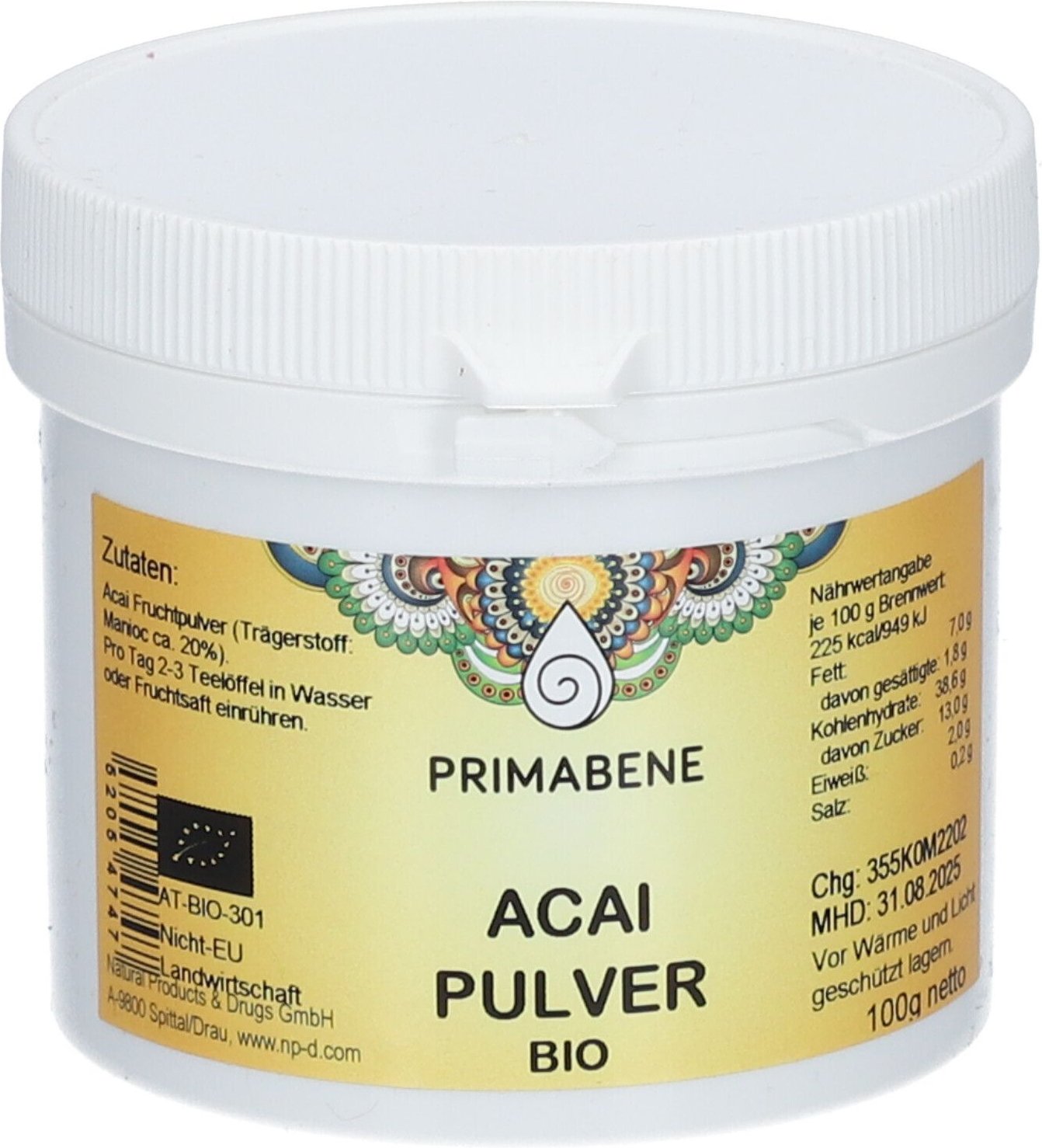 Thumbnail - Acai Fr.plv BIO NPD Prim 100 g Pulver