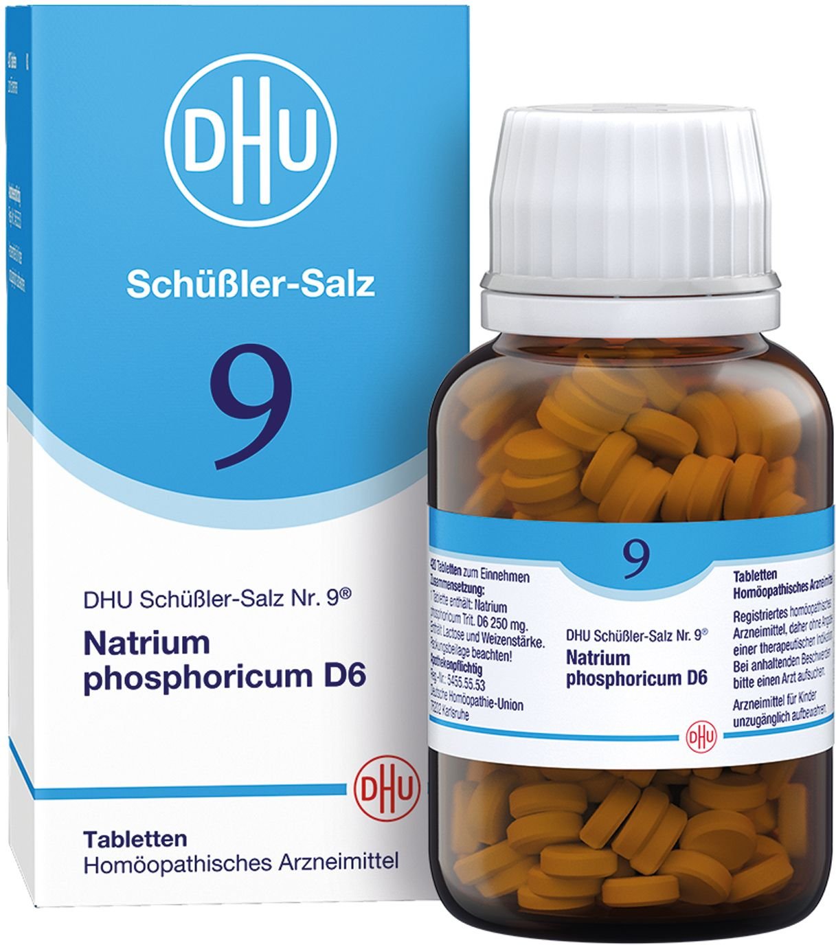 Thumbnail - Biochemie DHU 9 Natrium phosphoricum D 6 Tabletten 420 St