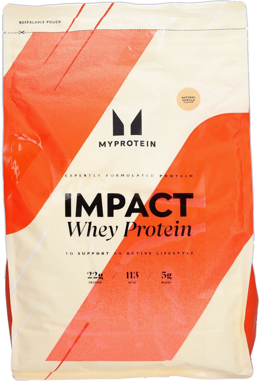 MyProtein Impact Whey Protein (2500g) Natural Vanilla 2500 g Puder