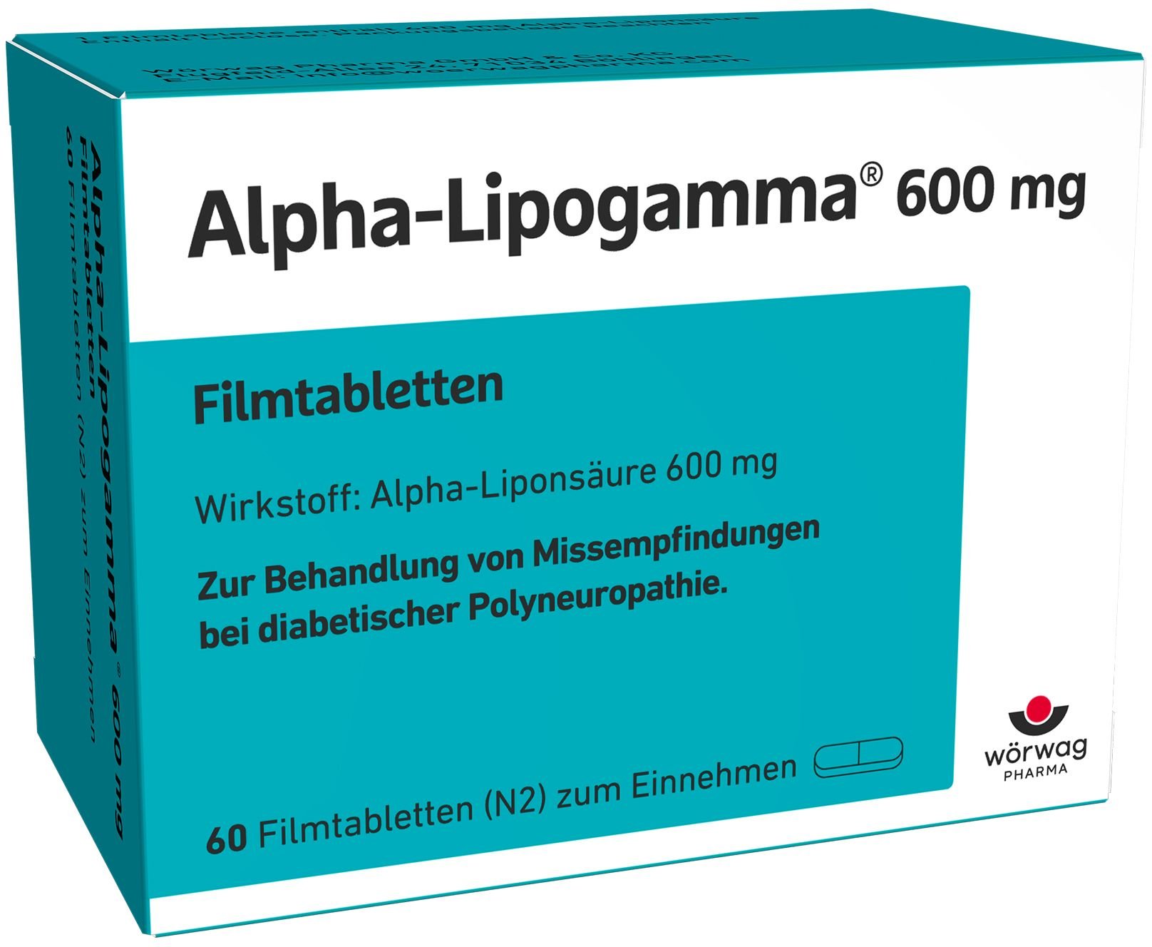 Alpha Lipogamma 600 mg Filmtabletten