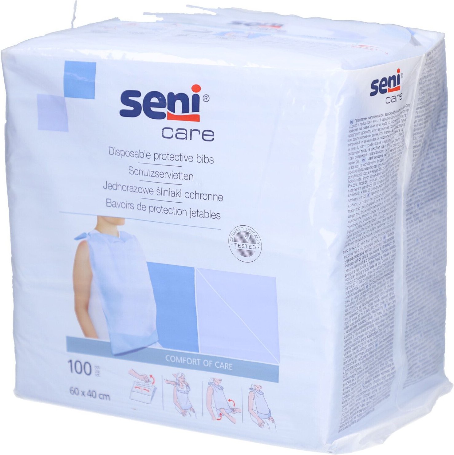 Seni care Schutzservietten mit Schutztasche