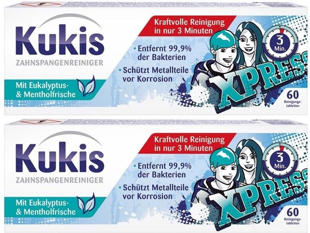 Kukis Zahnspangenreiniger x2 2x2x30 St Tabletten