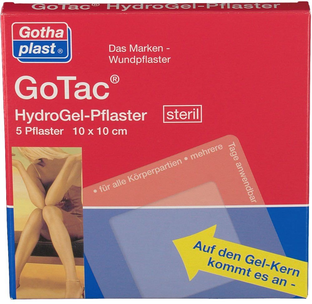 Thumbnail - Gotac HydroGel-Pflaster L 10x10 cm steril 5 St Pflaster