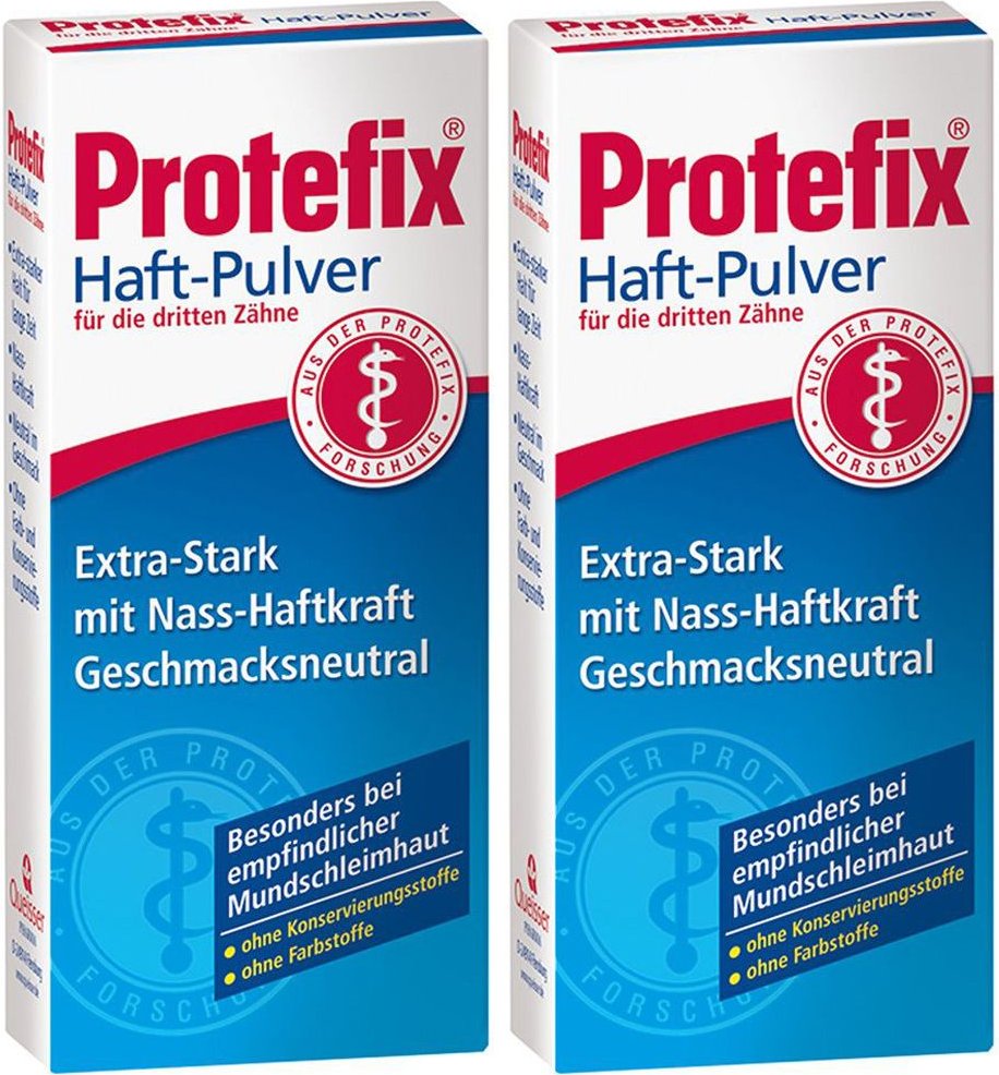 Protefix Haftpulver x2 2x50 g Pulver