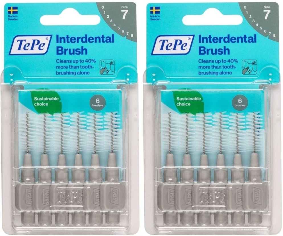 Tepe ID Buerste Grau 1.3Mm x2 2x6 St Zahnbürste