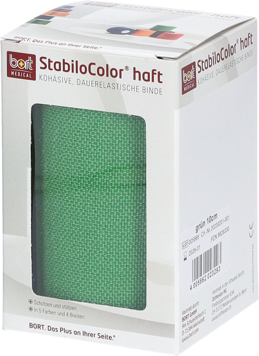 Bort StabiloColor haft Binde 10 cm grün 1 St Binden