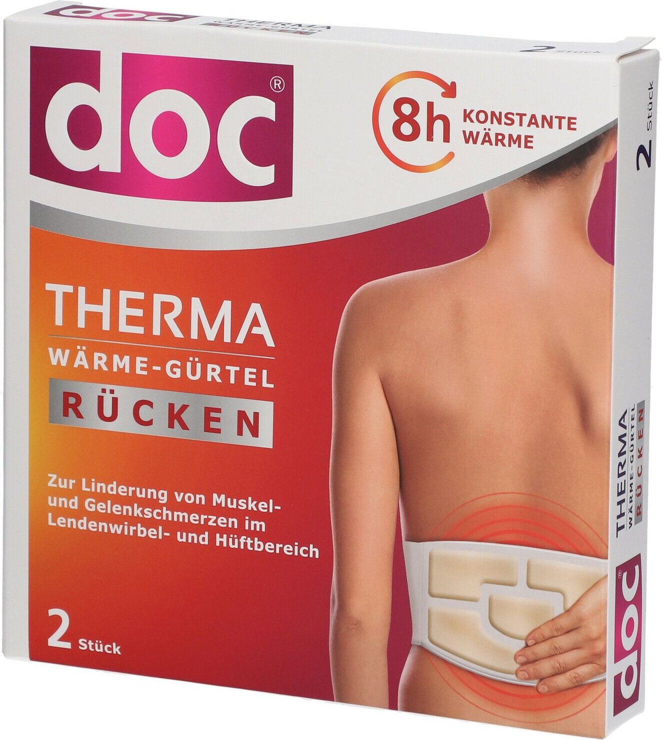 DOC Therma Wärme-Gürtel Rücken 2 St Gürtel