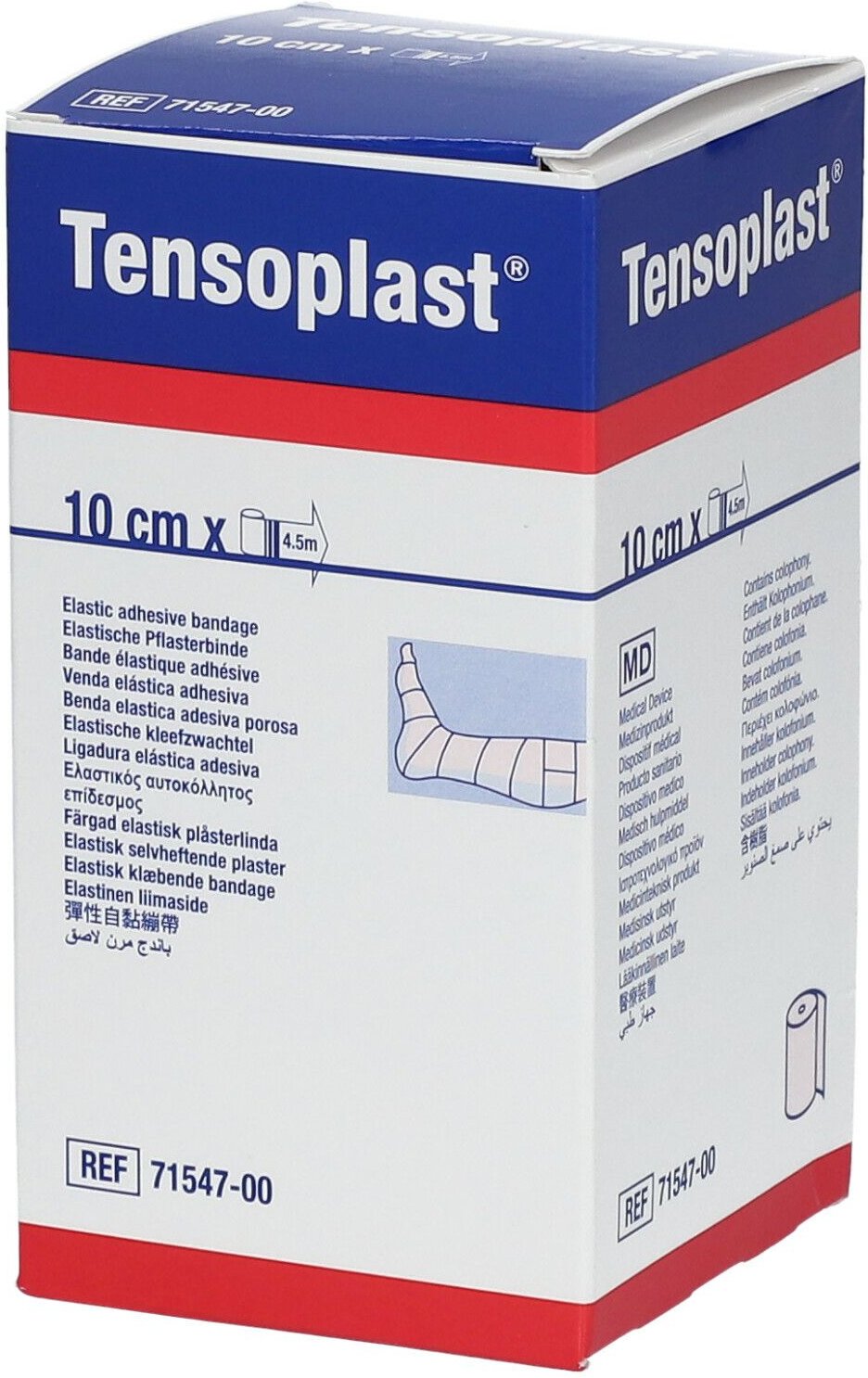 Tensoplast Band nr 4068 10cmx4.5m 1 St Binden