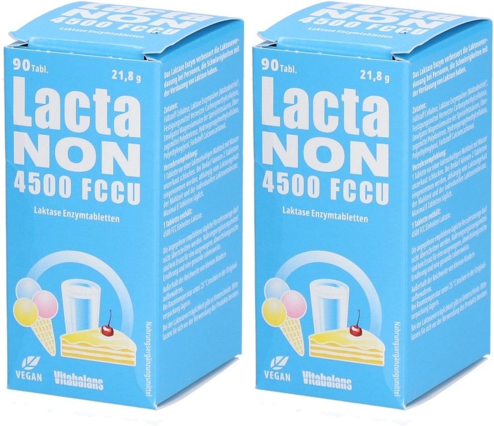 Lactanon 4500 Fccu Tabletten 2x 2x90 St