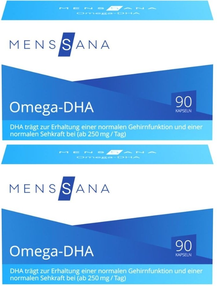 Omega DHA Menssana x2 2x90 St Kapseln