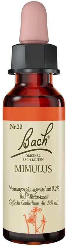 Bachblüten Original 20 Mimulus Tropfen 10 ml