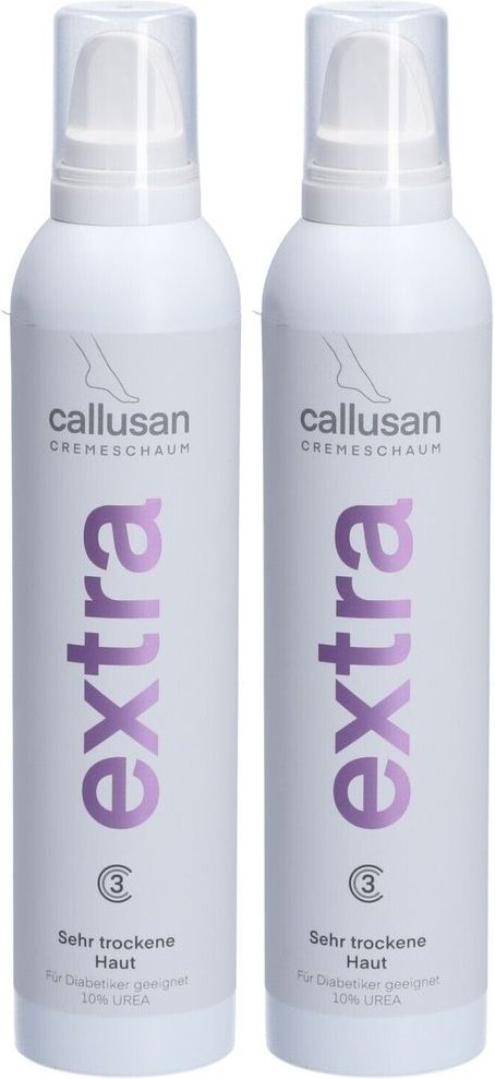 Callusan Extra XXL Cremeschaum 2x 2x300 ml Schaum
