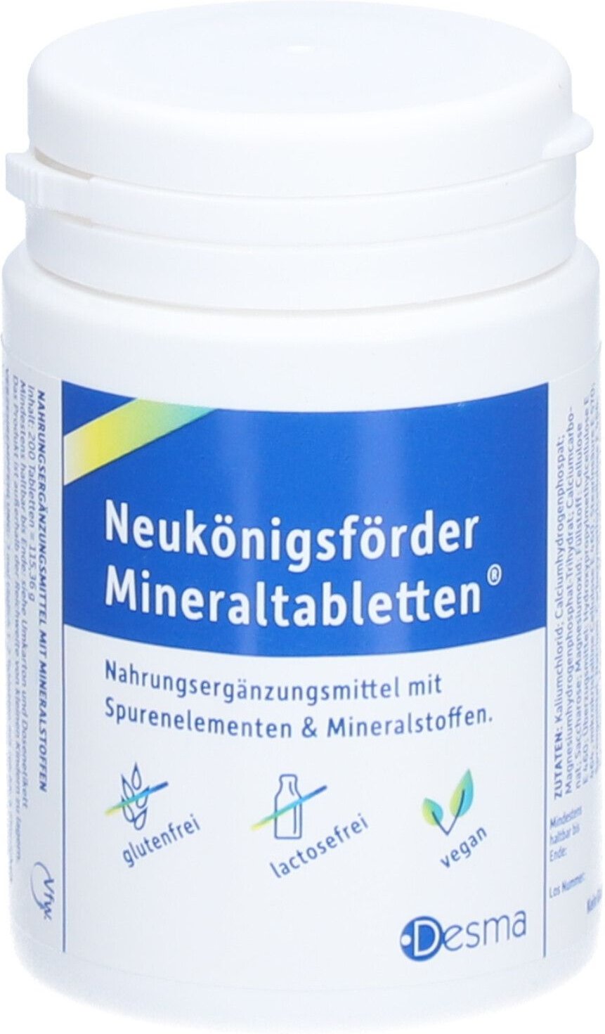 Neukönigsförder Mineraltabletten 200 St Überzogene Tabletten