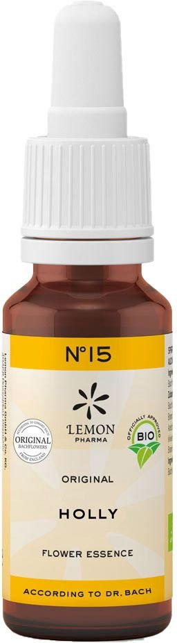 Bachblüten No.15 Holly Bio 20 ml Tropfen