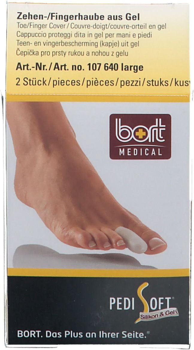 Bort PediSoft Zehen-/Fingerhaube large 2 St Fingerling
