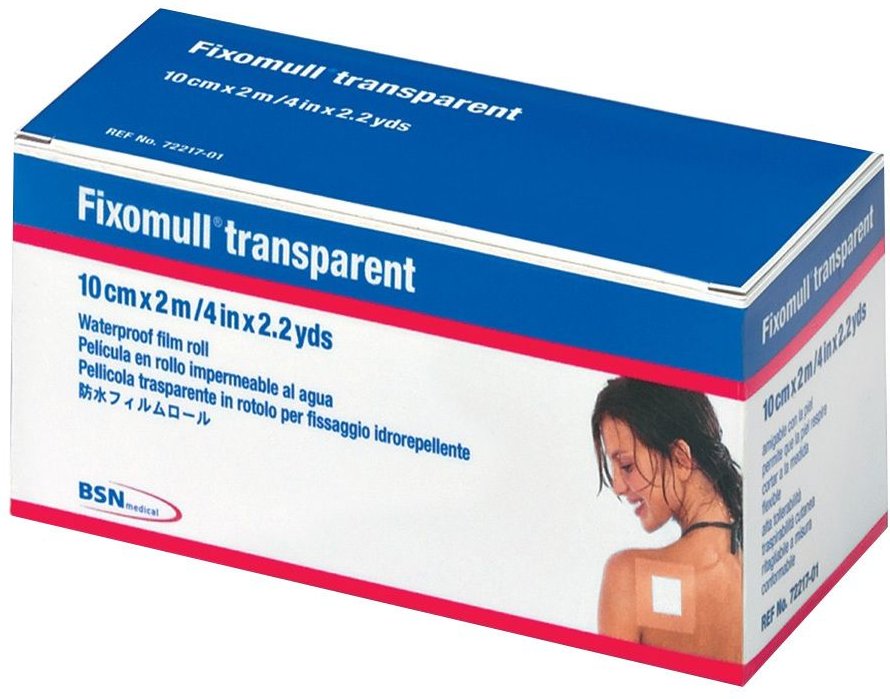 Fixomull transparent 10 cmx2 m 1 St Pflaster