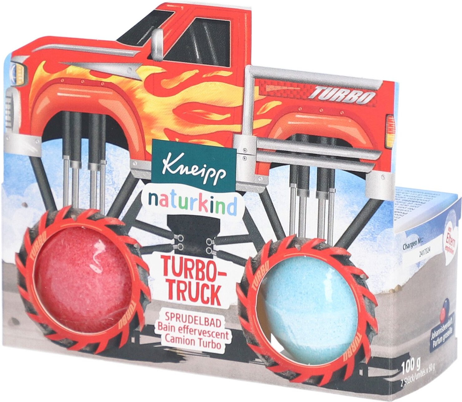 Kneipp naturkind Turbo-Truck Sprudelbad 100 g Bad