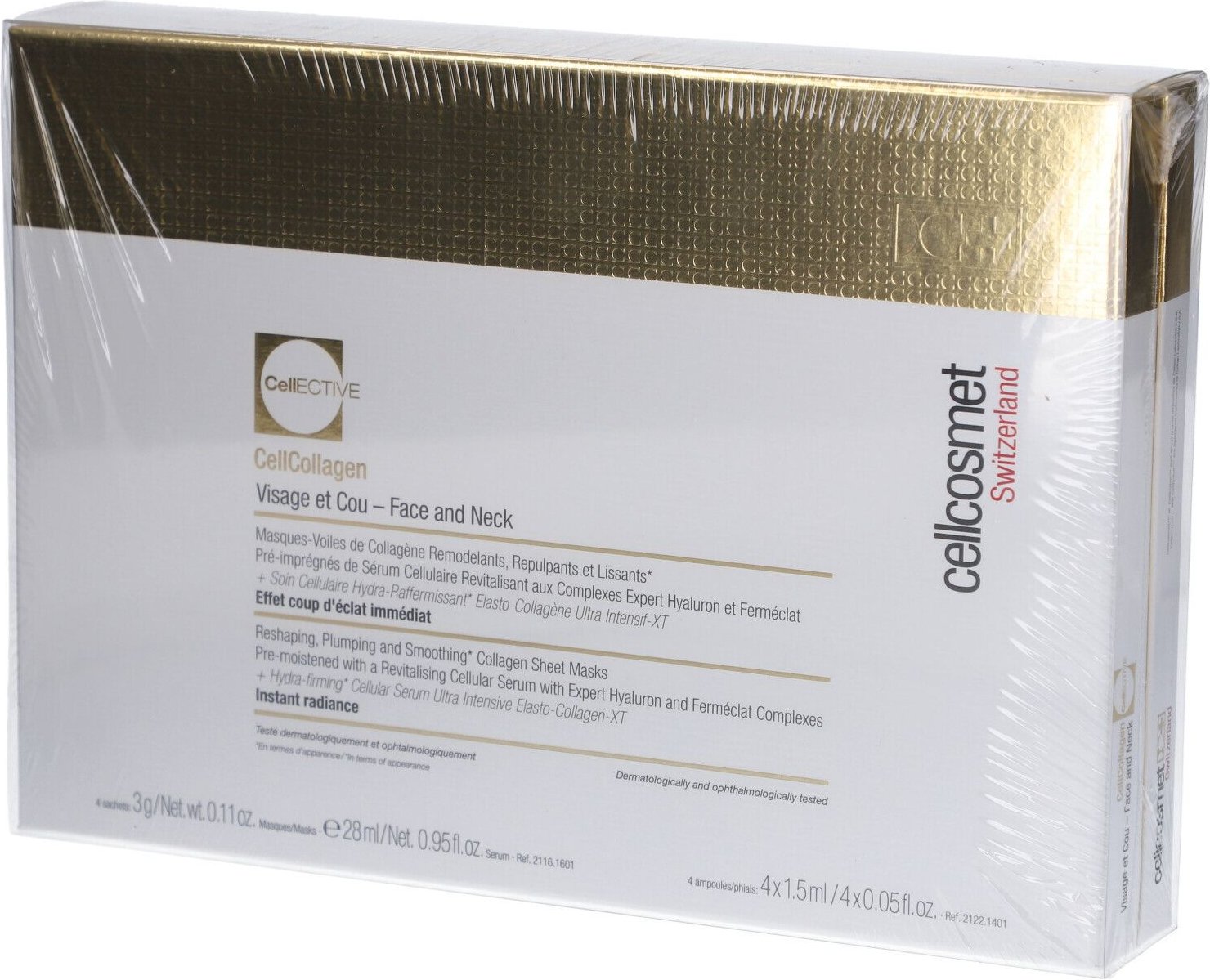 Cellcosmet Cellcollagen Face & Neck 2 x 4 Stk St Gesichtsmaske