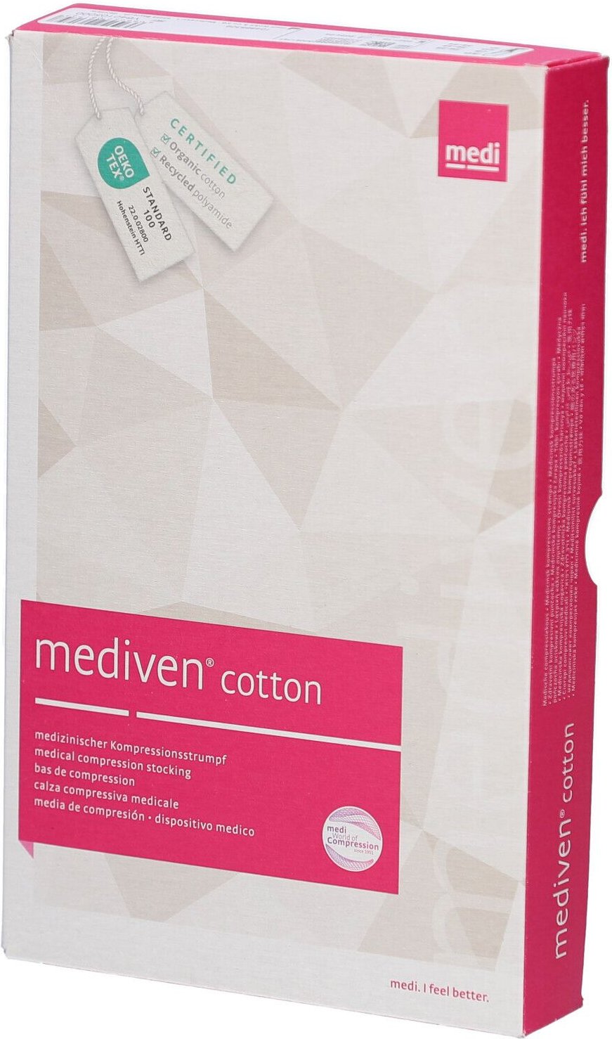 Mediven Cotton Ccl2 Ad O.t. Caramel M5 1paar 1 St Strümpfe