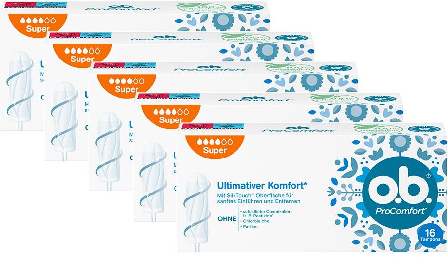 O.b. Tampons ProComfort super 5x16 St Tampon