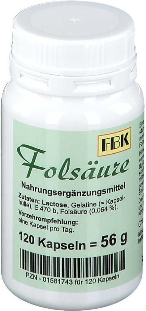 Folsäure Kapseln