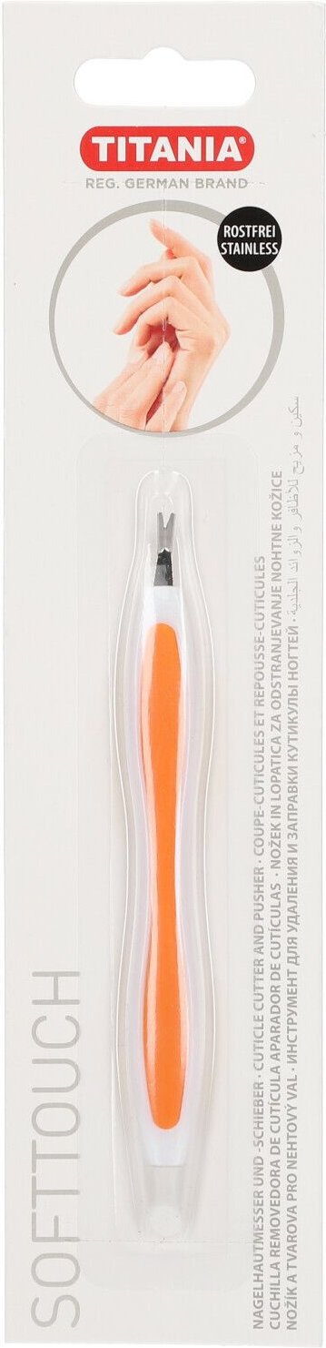 NAGELHAUTMESSER+Schieber Softtouch Titania 1 St Gerät