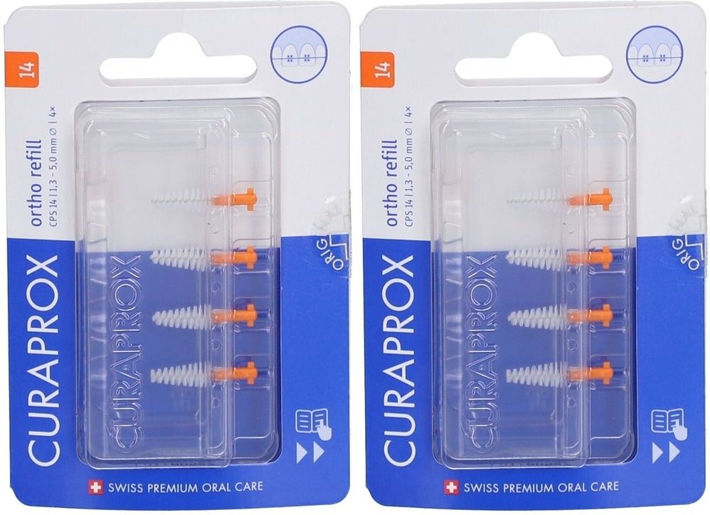 CURAPROx CPS 14 Ortho IDB x2 2x4 St Zahnbürste