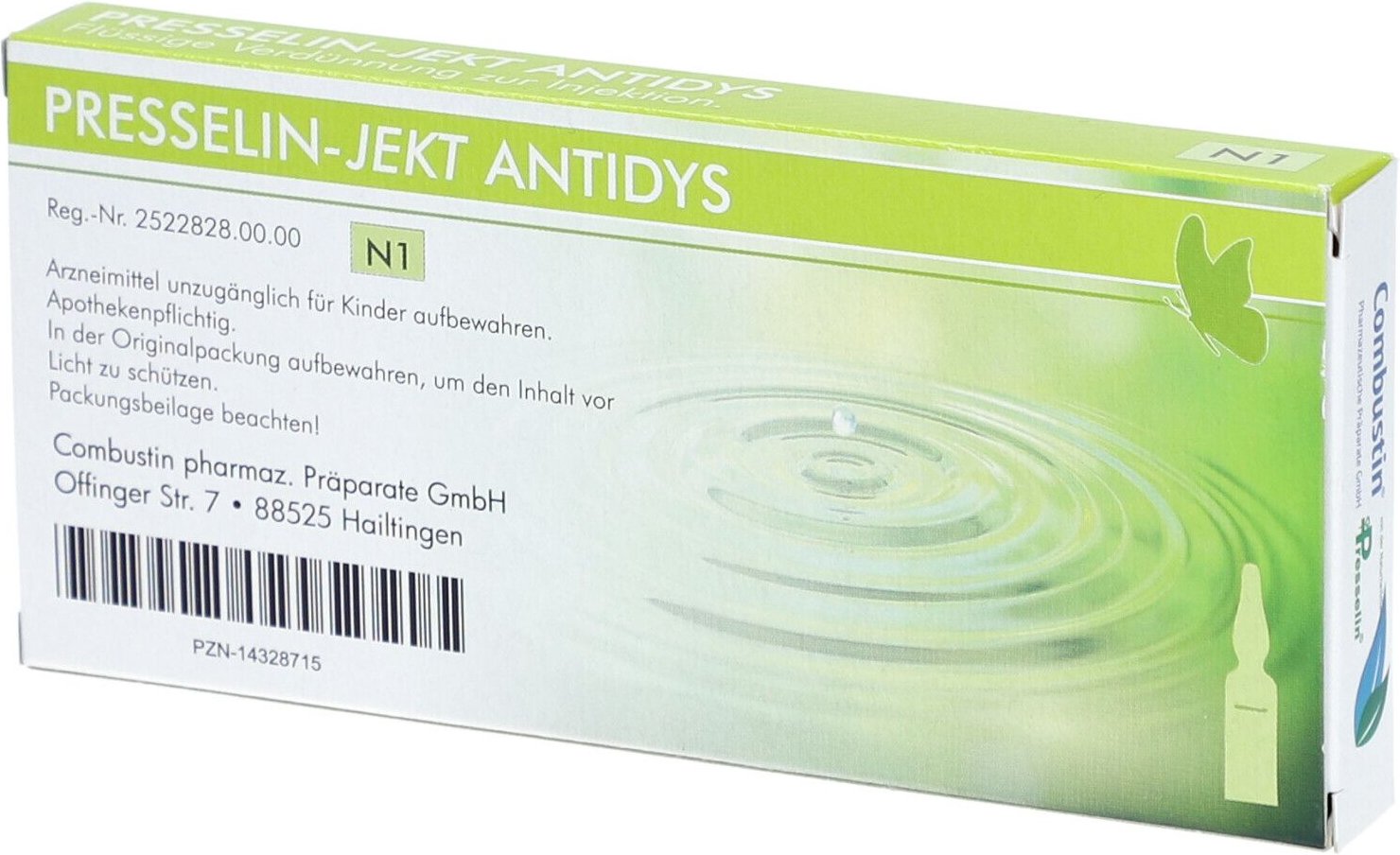 PRESSELIN-Jekt Antidys Ampullen 10x1 ml