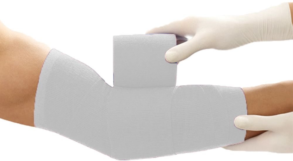 Mollelast haft Binden latexfrei 8 cmx20 m weiß 6 St