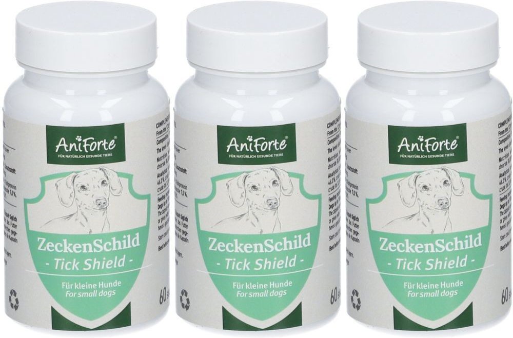 AniForte ZeckenSchild für kleine Hunde 60 Stk. x3 3x60 St Kapseln
