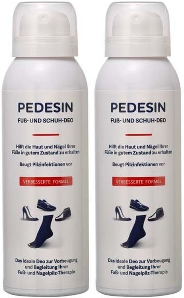 Pedesin Fuß- und Schuh-Deo Spray 2x 2x100 ml