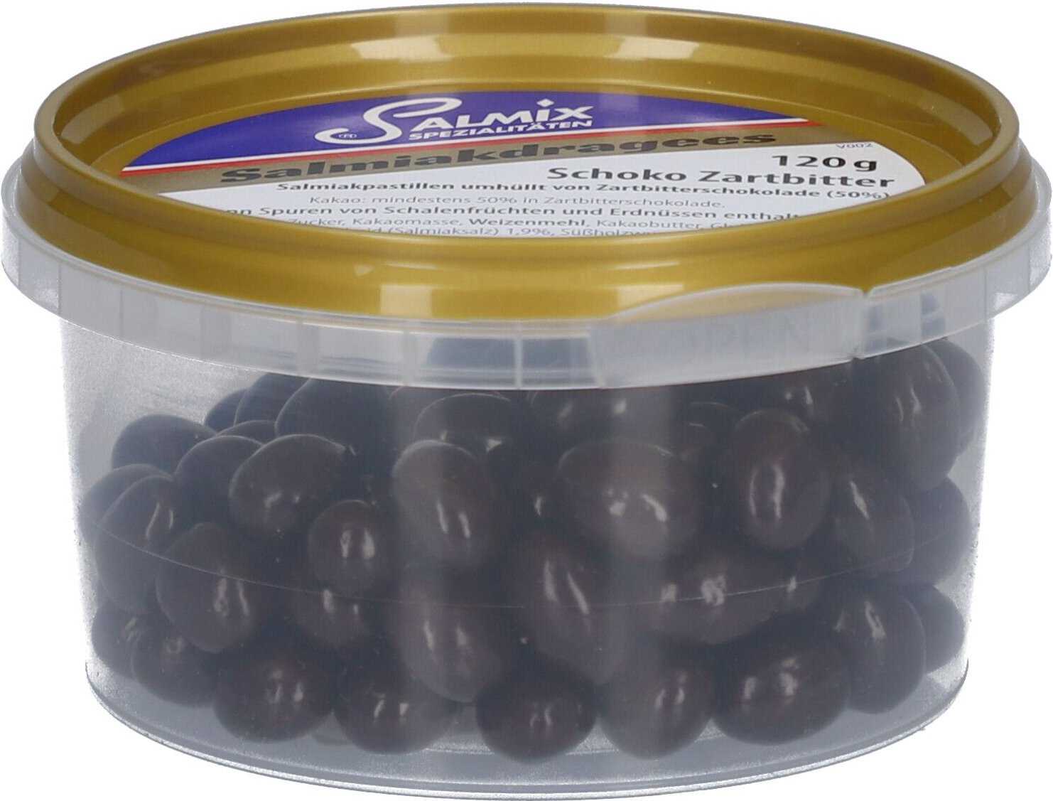 Salmix Salmiakdragees Schoko 120 g Dragees