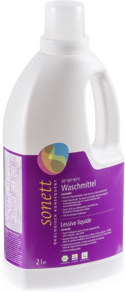 Sonett Waschmittel flü 30°-95°C Lav 2 lt l Liquidum