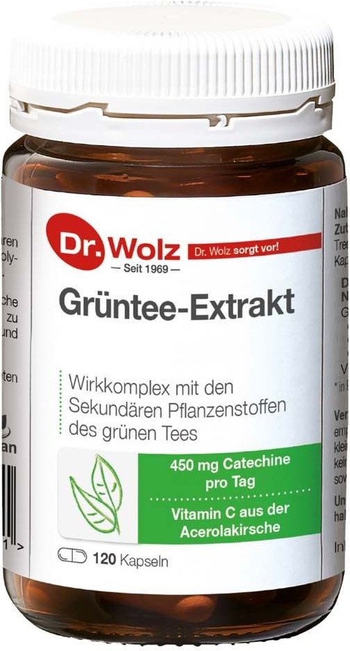 Grüntee Extrakt Dr.Wolz Kapseln 120 St