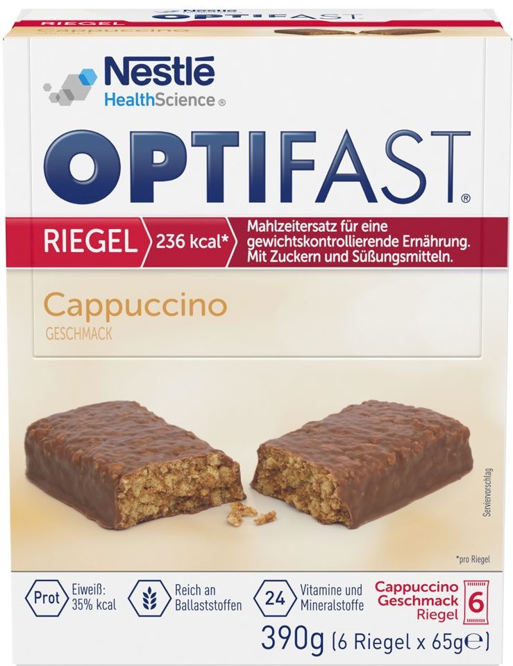 Optifast Riegel Cappuccino 6x65 g