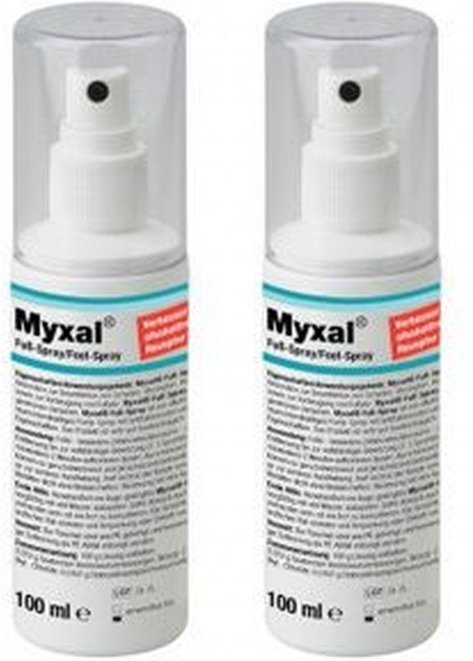 MYxAL Fuss Spray NEU x2 2x100 ml