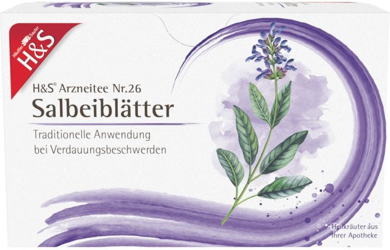 Thumbnail - H&S Salbeiblätter Tee Filterbeutel 20x1,6 g