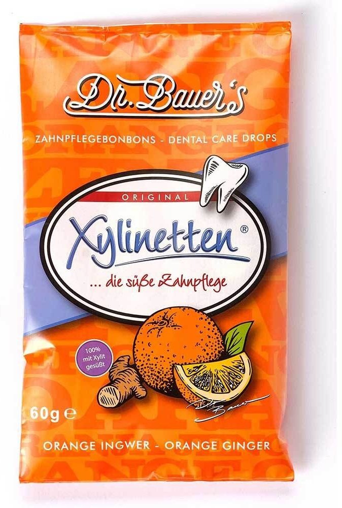 Xylinetten Orange Ingwer Bonbons 60 g