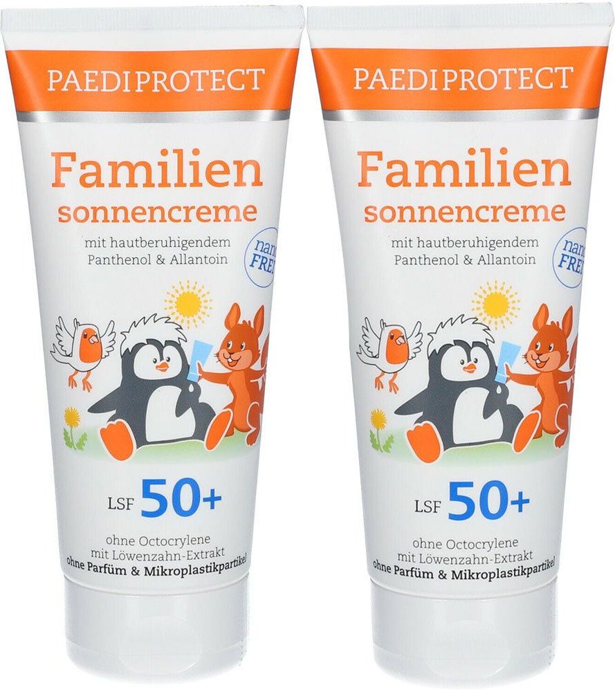 Paediprotect Familiensonnencreme LSF 50+, 200ml x2 2x200 ml Creme