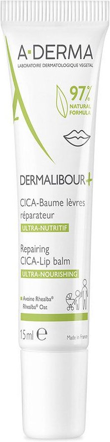 Thumbnail - A-Derma Dermalibour+ Cica Lippenbalsam 15 ml Balsam