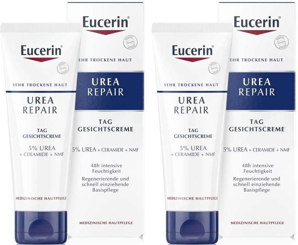 Eucerin UreaRepair Tag Gesichtscreme x2 2x50 ml Tagescreme