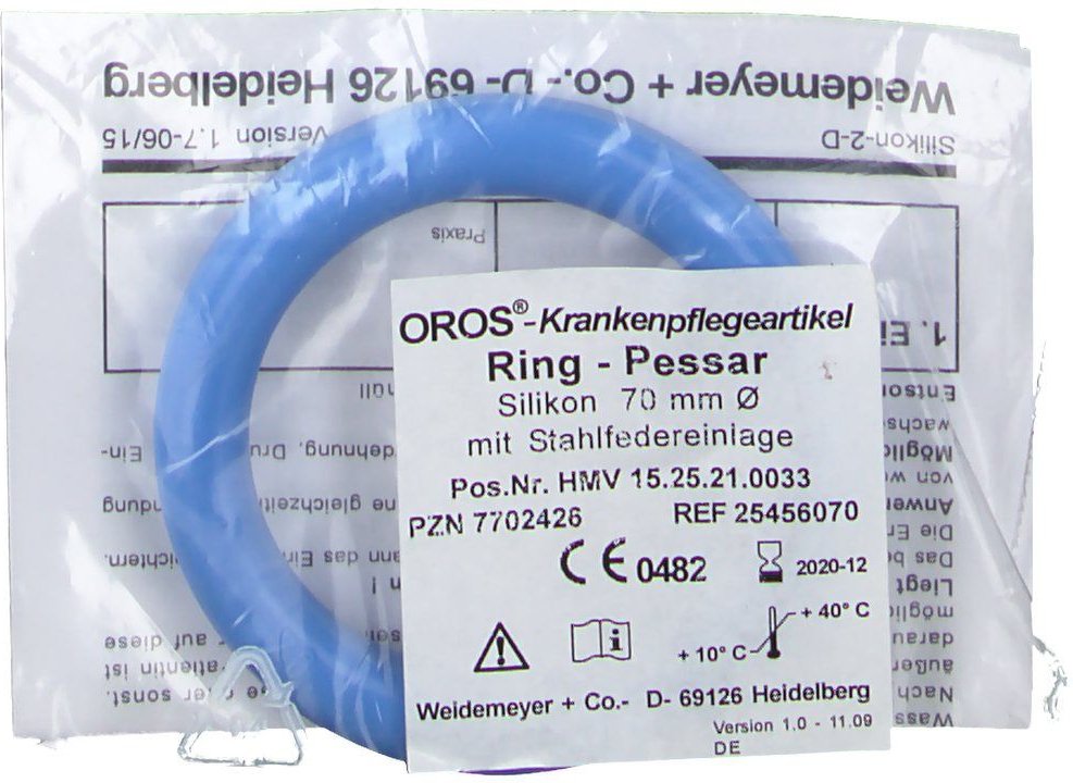 Ringpessar Silicon 70 mm 1 St Vaginalring