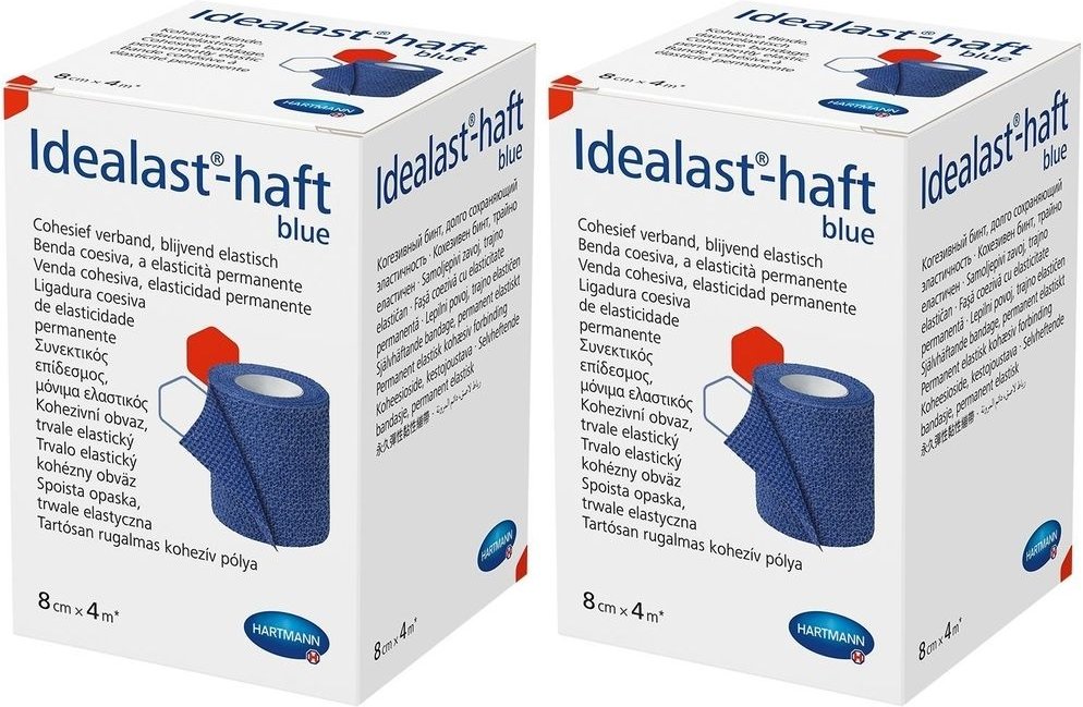 IDEALAST-haft color Binde 8 cmx4 m blau 2x 2x1 St Binden