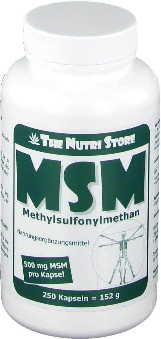 MSM 500 mg Methylsulfonylmethan Kapseln