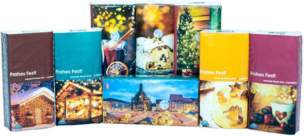 Taschentücher Motiv Weihnachten 240x10 St Tücher