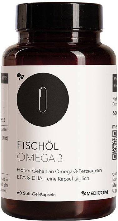 Fischöl Omega-3 Weichkapseln 60 St